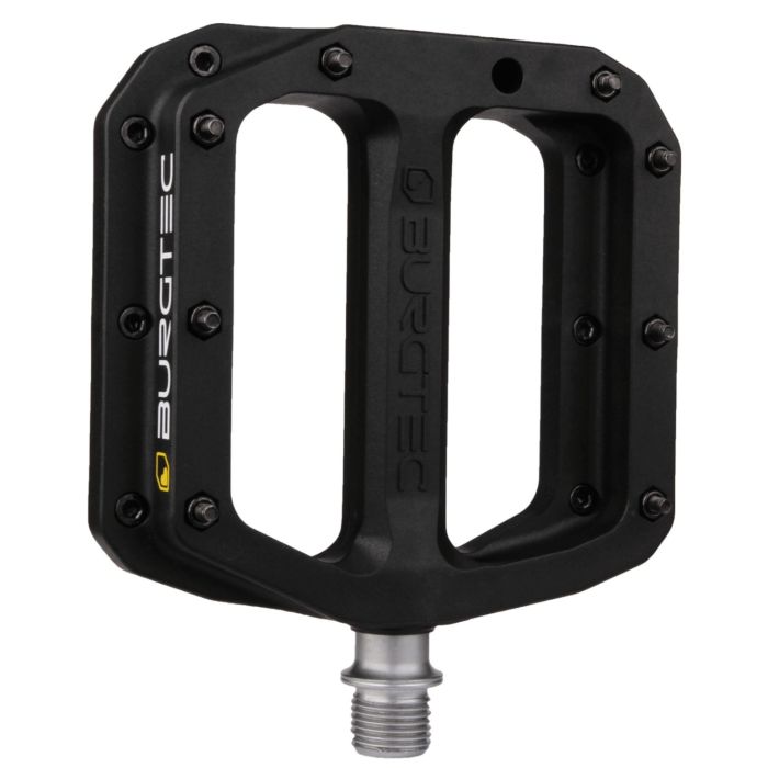 Tweeks Cycles Burgtec Mk4 Composite Flat Pedals - Burgtec Black | Clearance section. 365 day returns, 0% finance & FREE delivery over £50