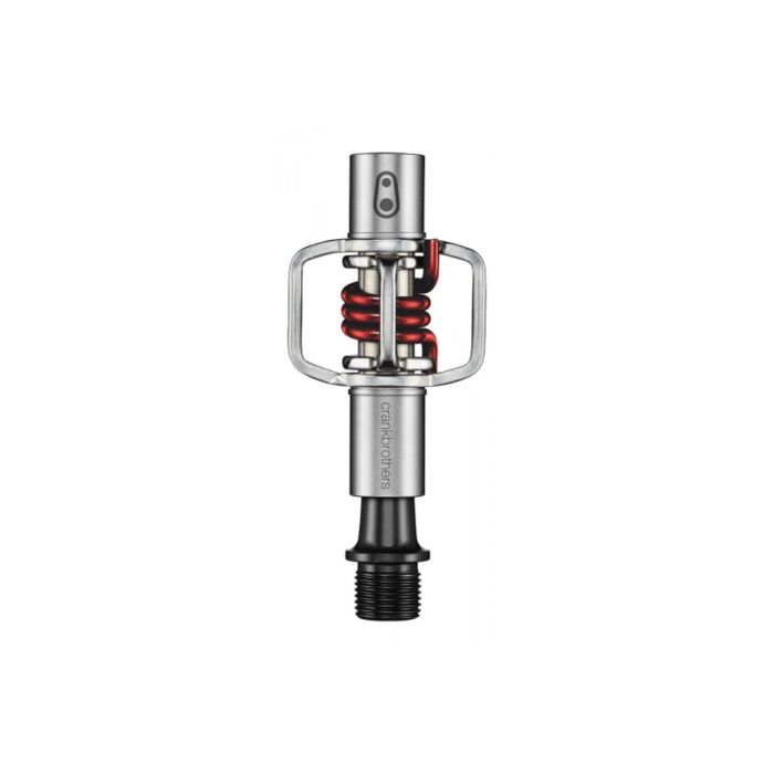 Tweeks Cycles CRANKBROTHERS crankbrothers Eggbeater 1 Pedals - Silver / Red | Clearance section. 365 day returns, 0% finance & FREE delivery over £50