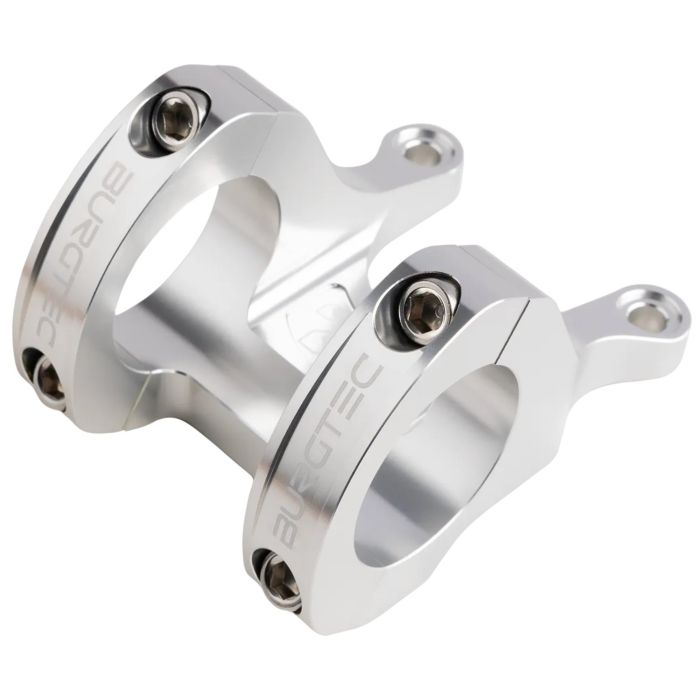 Tweeks Cycles Burgtec Direct Mount MK3 Stem - Rhodium Silver, 35mm, 50mm | Clearance section. 365 day returns, 0% finance & FREE delivery over £50