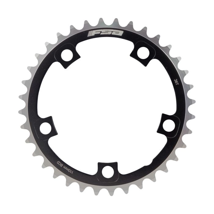 Tweeks Cycles FSA Pro Road Shimano/SRAM 10/11-Speed Chainring - Black, 110mm, 36T | Clearance section. 365 day returns, 0% finance & FREE delivery over £50
