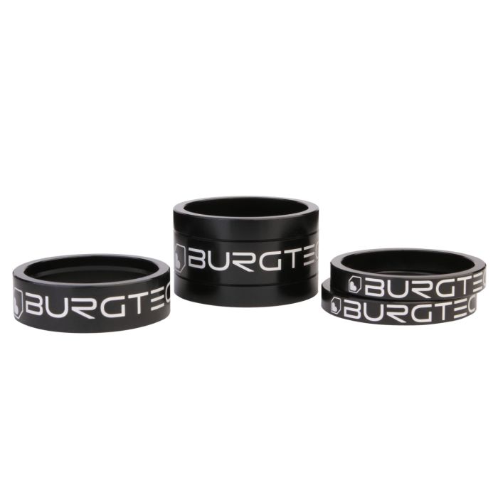 Tweeks Cycles Burgtec Stem Spacer Kit - Burgtec Black | Clearance section. 365 day returns, 0% finance & FREE delivery over £50