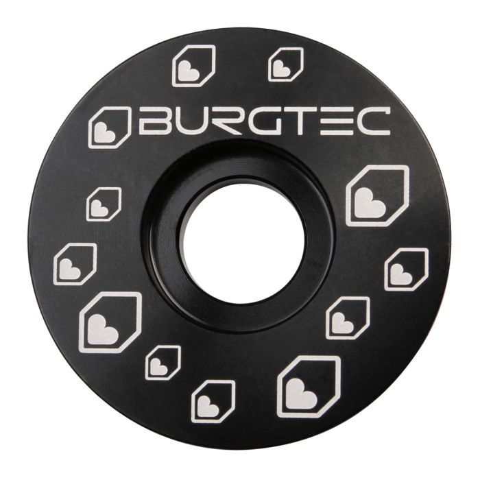 Tweeks Cycles Burgtec Top Cap - Burgtec Black | Clearance section. 365 day returns, 0% finance & FREE delivery over £50