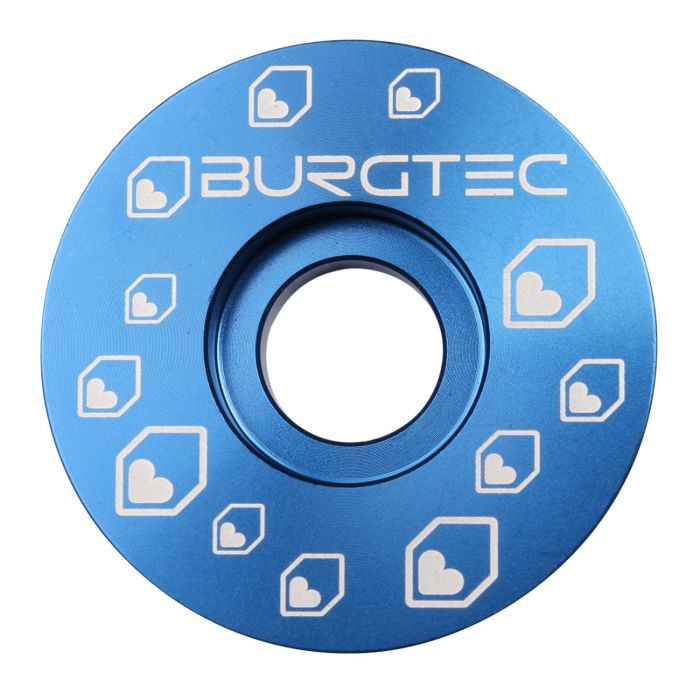 Tweeks Cycles Burgtec Top Cap - Deep Blue | Clearance section. 365 day returns, 0% finance & FREE delivery over £50