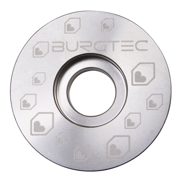 Tweeks Cycles Burgtec Top Cap - Rhodium Silver | Clearance section. 365 day returns, 0% finance & FREE delivery over £50
