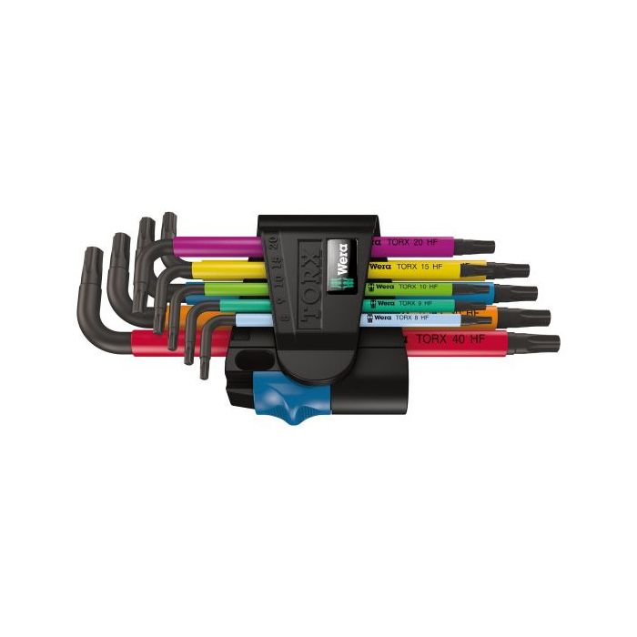 Tweeks Cycles Wera L Key Torx Holding Function Key Set Multi Colour 9pc TX8-TX40 - 024179 | Clearance section. 365 day returns, 0% finance & FREE delivery over £50