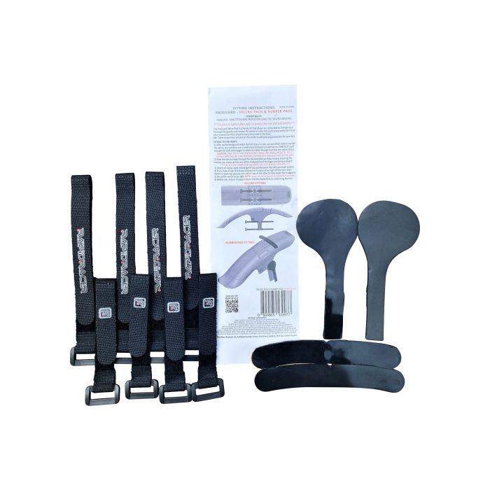 Tweeks Cycles RRP ProGuard Hook & Loop Straps With Rubber Pads - Black | Clearance section. 365 day returns, 0% finance & FREE delivery over £50