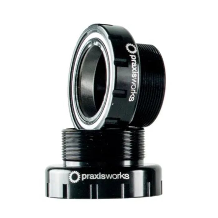 Tweeks Cycles Praxis Works M30 Threaded Bottom Bracket 68mm/73mm BSA With Internal Sleeve - Black | Clearance section. 365 day returns, 0% finance & FREE delivery over £50