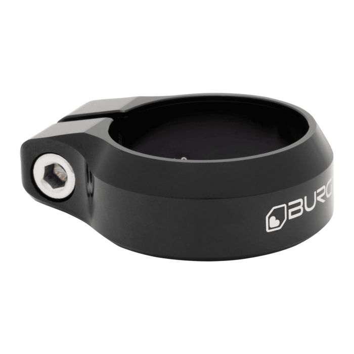 Tweeks Cycles Burgtec Seat Clamp - Burgtec Black, 38.6mm | Clearance section. 365 day returns, 0% finance & FREE delivery over £50