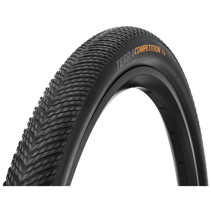 Tweeks Cycles Continental Terra Competition Trail Grip Gravel Tyre - Black / Black700 x 45 | Clearance section. 365 day returns, 0% finance & FREE delivery over £50