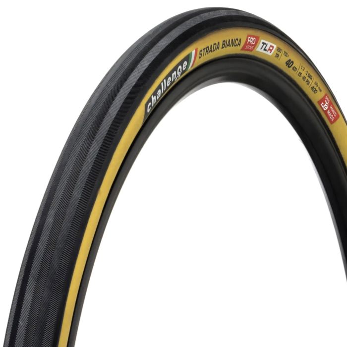 Tweeks Cycles Challenge Strada Bianca Handmade TLR Gravel Tyre - 700 x 30Black / Tan | Clearance section. 365 day returns, 0% finance & FREE delivery over £50