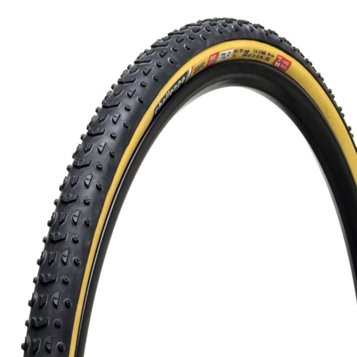 Tweeks Cycles Challenge Grifo Handmade TLR CX Tyre - Black / Tan700x35  - 700 x 38 | Clearance section. 365 day returns, 0% finance & FREE delivery over £50