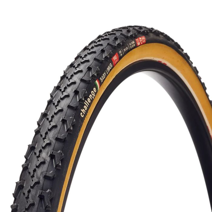 Tweeks Cycles Challenge Baby Limus Handmade CX Tyre - 700 x 33Black / Tan | Clearance section. 365 day returns, 0% finance & FREE delivery over £50