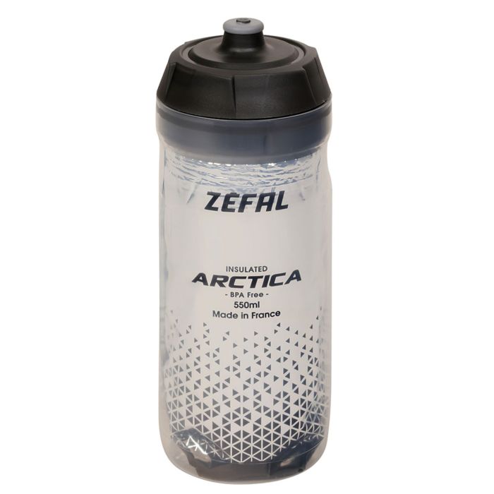 Tweeks Cycles Zefal Arctica 55 550ml Bottle - Silver / Black | Clearance section. 365 day returns, 0% finance & FREE delivery over £50