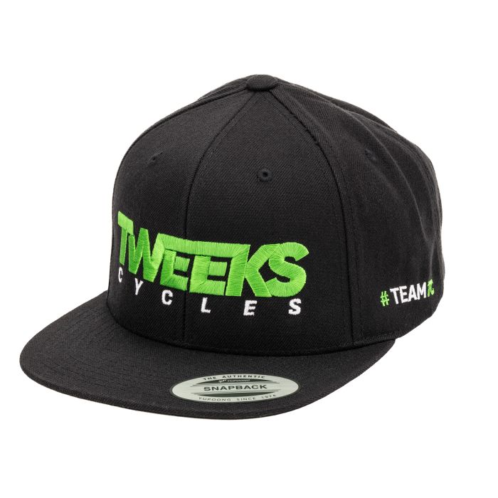Tweeks Cycles SnapBack Cap - Black,green | Clearance section. 365 day returns, 0% finance & FREE delivery over £50