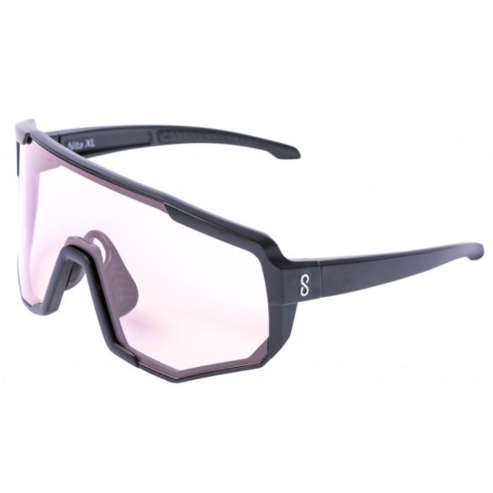 Tweeks Cycles Coast Optics Nita XL Sunglasses - Black Frame / Pink Crystal + Clear Lens | Clearance section. 365 day returns, 0% finance & FREE delivery over £50