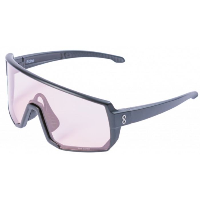 Tweeks Cycles Coast Optics Echo Sunglasses - Black Frame / Pink Crystal + Clear Lens | Clearance section. 365 day returns, 0% finance & FREE delivery over £50