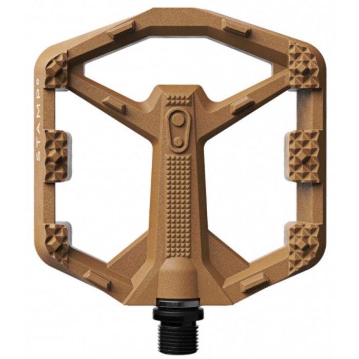 Tweeks Cycles CRANKBROTHERS crankbrothers Stamp 0 Flat Pedals - Brown, Small | Clearance section. 365 day returns, 0% finance & FREE delivery over £50