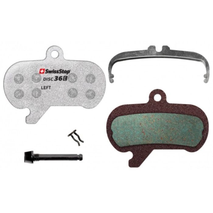 Tweeks Cycles Swissstop SwissStop Disc 36 Disc Brake Pads - SRAM Maven Ultimate/Silver/Bronze - Disc E | Clearance section. 365 day returns, 0% finance & FREE delivery over £50