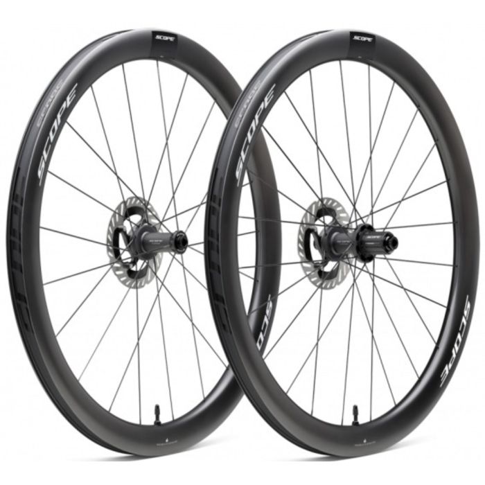 Tweeks Cycles Scope Cycling R4.A V2 45mm AllRoad Wheelset - WhiteShimano HG (Road) | Clearance section. 365 day returns, 0% finance & FREE delivery over £50