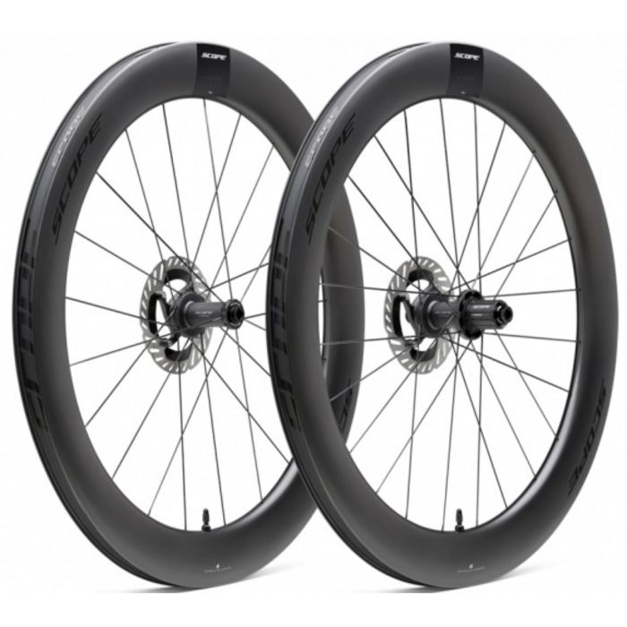 Tweeks Cycles Scope Cycling R6.A V2 65mm AllRoad Wheelset - BlackShimano HG (Road) | Clearance section. 365 day returns, 0% finance & FREE delivery over £50