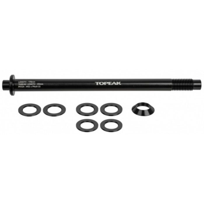 Tweeks Cycles TOPEAK Topeak Zi:Rak Thru-Axle - 12x1.5mm | Clearance section. 365 day returns, 0% finance & FREE delivery over £50