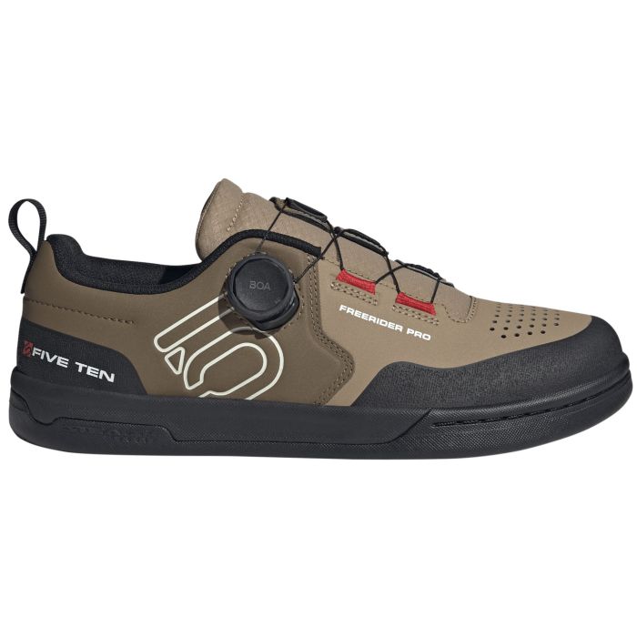 Tweeks Cycles Five Ten Freerider Pro Boa Mountain Bike Shoes - Cardboard / Off White / Core Black, 8 | Clearance section. 365 day returns, 0% finance & FREE delivery over £50