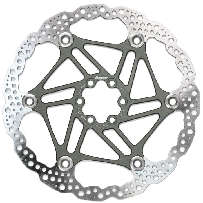Tweeks Cycles Hope Floating Rotor - Smoke203mm | Clearance section. 365 day returns, 0% finance & FREE delivery over £50