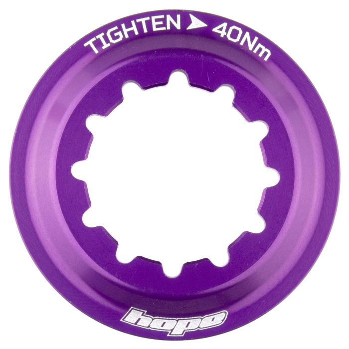 Tweeks Cycles Hope Centre Lock Disc Lockring - InternalPurple | Clearance section. 365 day returns, 0% finance & FREE delivery over £50