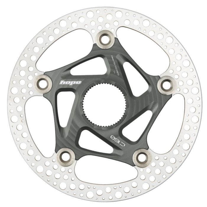 Tweeks Cycles Hope RX Road Centrelock Floating Disc Rotor - Smoke160mm | Clearance section. 365 day returns, 0% finance & FREE delivery over £50