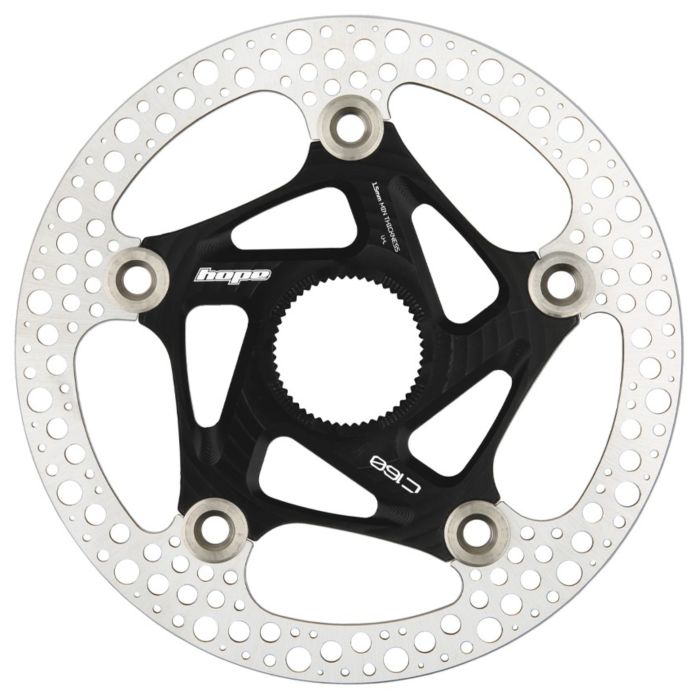 Tweeks Cycles Hope RX Road Centrelock Floating Disc Rotor - 160mmBlack | Clearance section. 365 day returns, 0% finance & FREE delivery over £50
