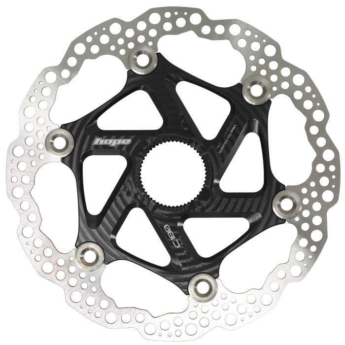 Tweeks Cycles Hope MTB Centre Lock Floating Rotor - 180mmBlack | Clearance section. 365 day returns, 0% finance & FREE delivery over £50