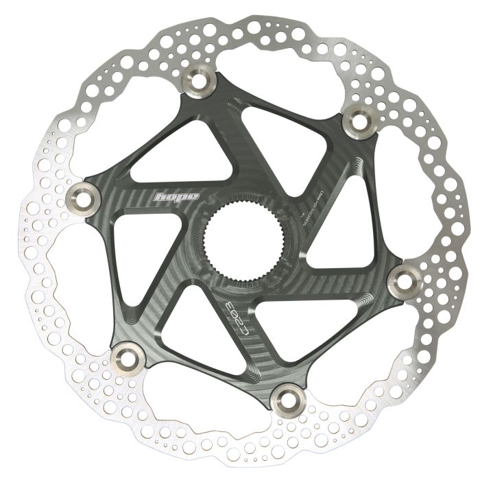 Tweeks Cycles Hope MTB Centre Lock Floating Rotor - Smoke203mm | Clearance section. 365 day returns, 0% finance & FREE delivery over £50