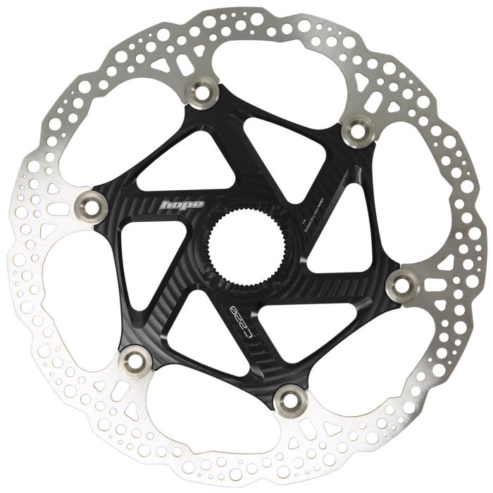 Tweeks Cycles Hope MTB Centre Lock Floating Rotor - 220mmBlack | Clearance section. 365 day returns, 0% finance & FREE delivery over £50