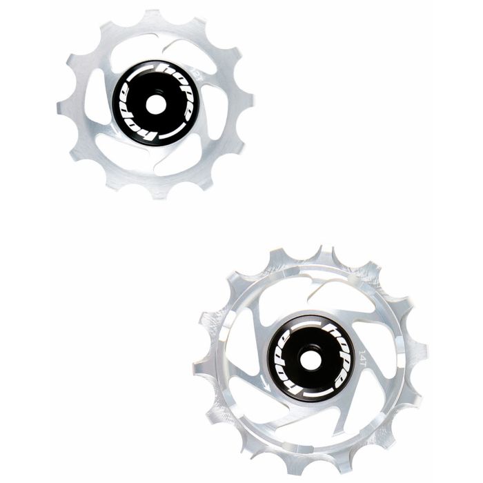 Tweeks Cycles Hope 12/14 Tooth Jockey Wheels - Silver | Clearance section. 365 day returns, 0% finance & FREE delivery over £50