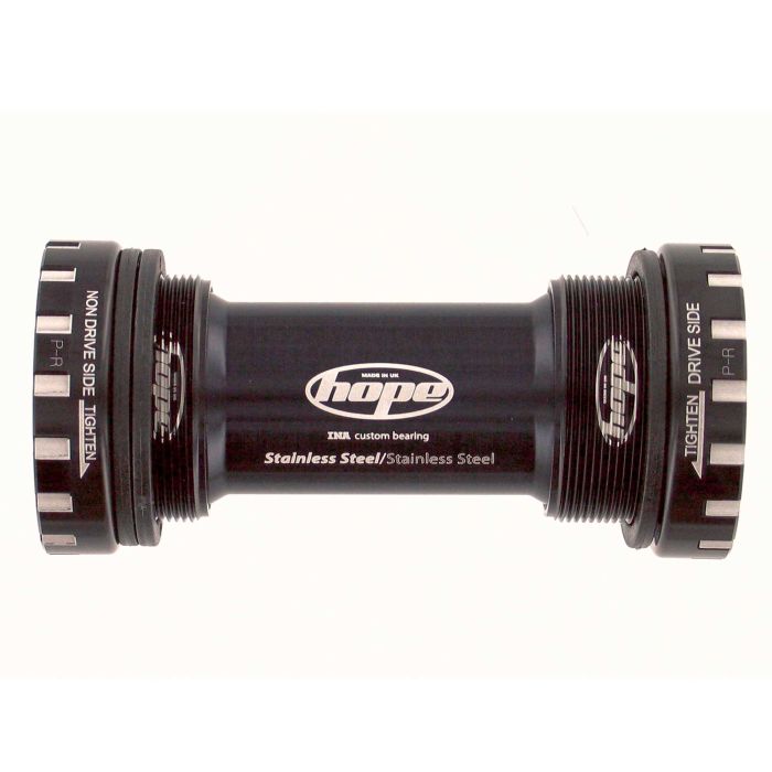 Tweeks Cycles Hope Stainless Bottom Bracket Cups - 24mm Axle - 68/73mm Black | Clearance section. 365 day returns, 0% finance & FREE delivery over £50