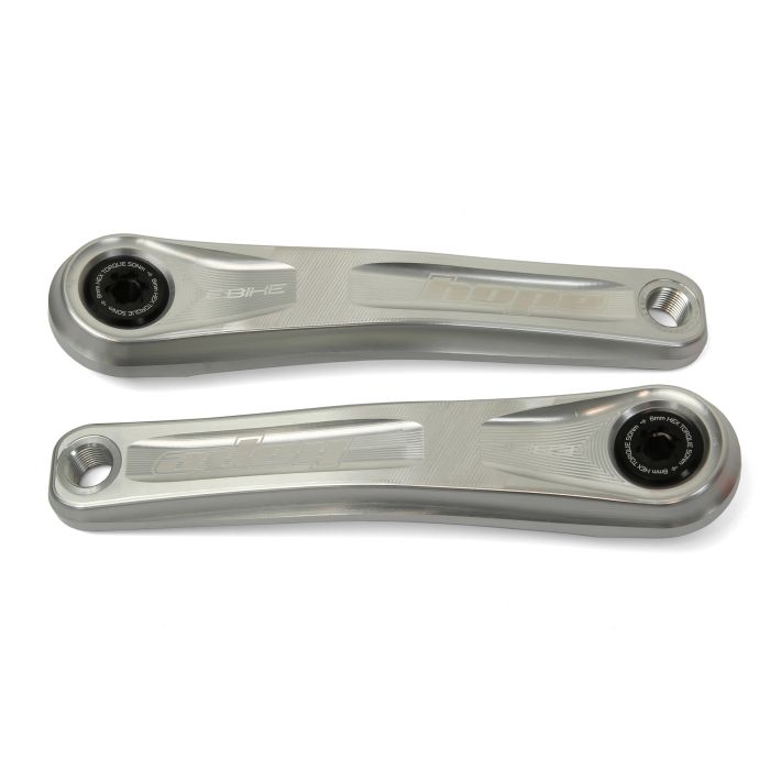Tweeks Cycles Hope E-Bike Crankset - Silver | Clearance section. 365 day returns, 0% finance & FREE delivery over £50