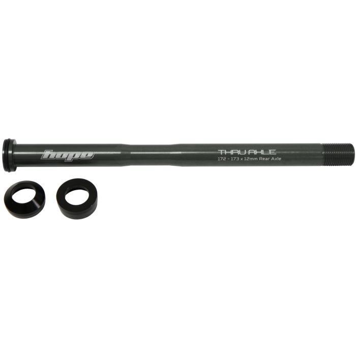 Tweeks Cycles Hope Rear Thru Axle - Smoke, 172 - 173mm | Clearance section. 365 day returns, 0% finance & FREE delivery over £50