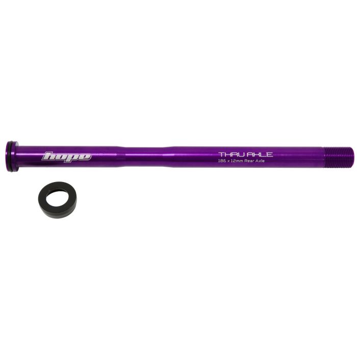 Tweeks Cycles Hope Rear Thru Axle - 186mm | Clearance section. 365 day returns, 0% finance & FREE delivery over £50