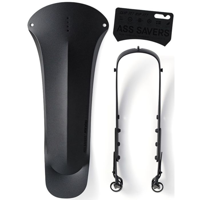 Tweeks Cycles Ass Savers Win Wing MTB Rear Mudguard - Stealth | Clearance section. 365 day returns, 0% finance & FREE delivery over £50