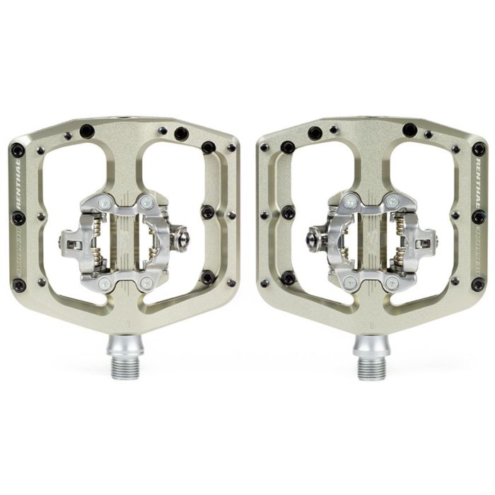 Tweeks Cycles Renthal Revo-DHC Clip Pedals - Gold | Clearance section. 365 day returns, 0% finance & FREE delivery over £50