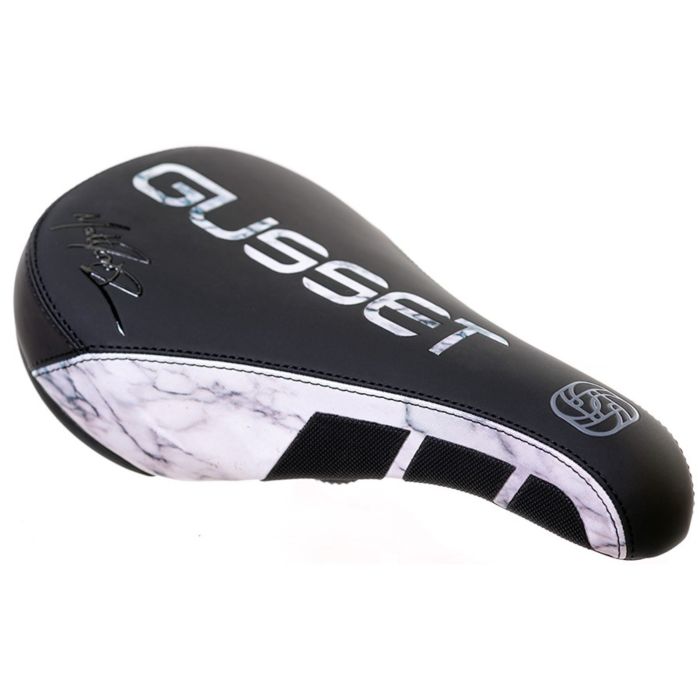 Gusset S2 DJ Saddle - Grey Marble