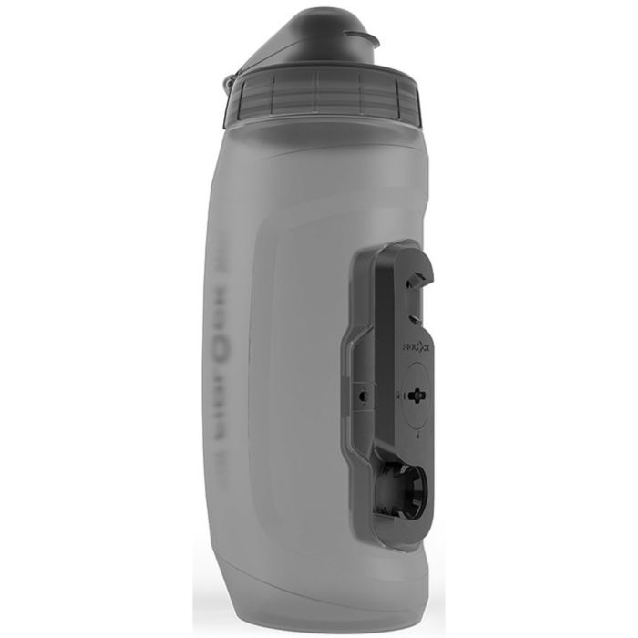 Tweeks Cycles Fidlock Twist Single Bottle - Transparent Black, 590ml | Clearance section. 365 day returns, 0% finance & FREE delivery over £50