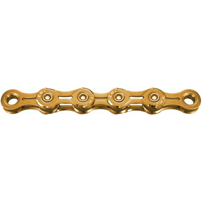 Tweeks Cycles KMC X11-EL Extra Light 11 Speed Chain - Ti-N Gold | Clearance section. 365 day returns, 0% finance & FREE delivery over £50