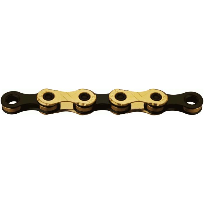 Tweeks Cycles KMC X12 12 Speed Chain - Ti-N Gold / Black | Clearance section. 365 day returns, 0% finance & FREE delivery over £50