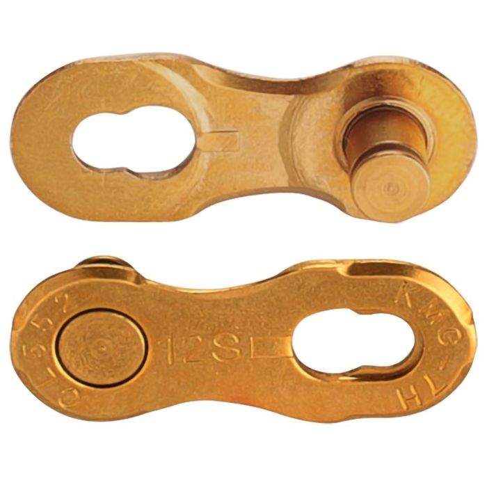 Tweeks Cycles KMC 12NR MissingLink 12 Speed Chain Links - Ti-N Gold | Clearance section. 365 day returns, 0% finance & FREE delivery over £50