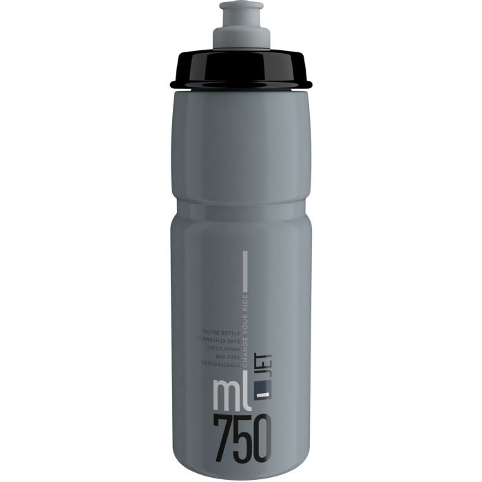 Tweeks Cycles Elite Jet Water Bottle - Grey, 750ml | Clearance section. 365 day returns, 0% finance & FREE delivery over £50