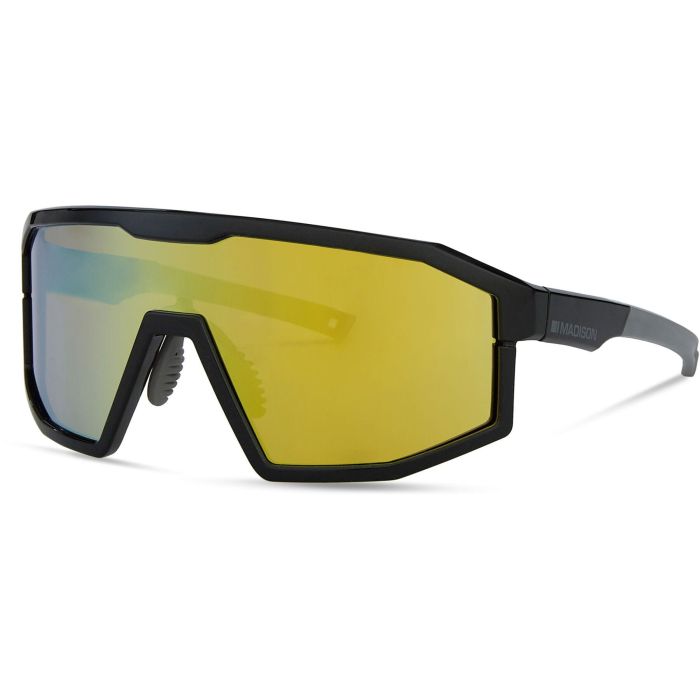 Tweeks Cycles Madison Enigma Sunglasses - Black Frame / Bronze Mirror Lens | Clearance section. 365 day returns, 0% finance & FREE delivery over £50