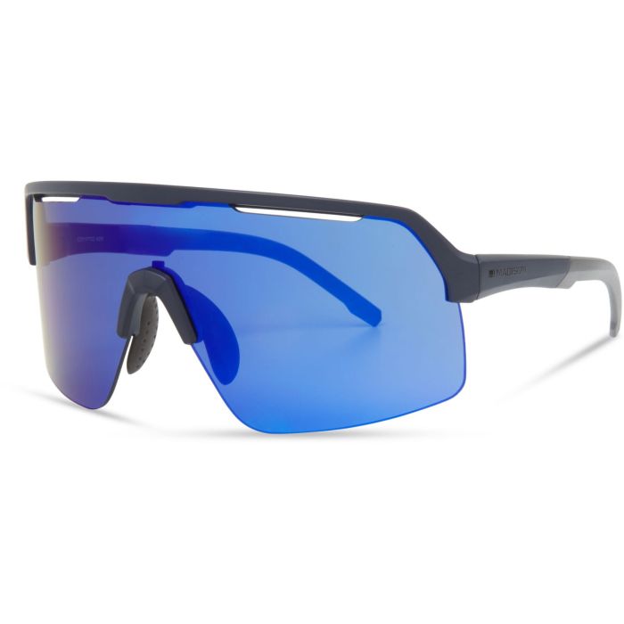 Tweeks Cycles Madison Crypto Air Sunglasses 3 Lens Pack - Ink Navy Frame / Blue Mirror Amber & Clear Lens | Clearance section. 365 day returns, 0% finance & FREE delivery over £50