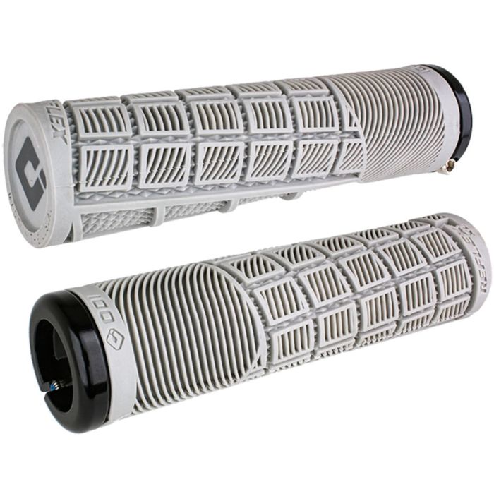 Tweeks Cycles ODI Reflex XL Lock-On Grips - Grey | Clearance section. 365 day returns, 0% finance & FREE delivery over £50
