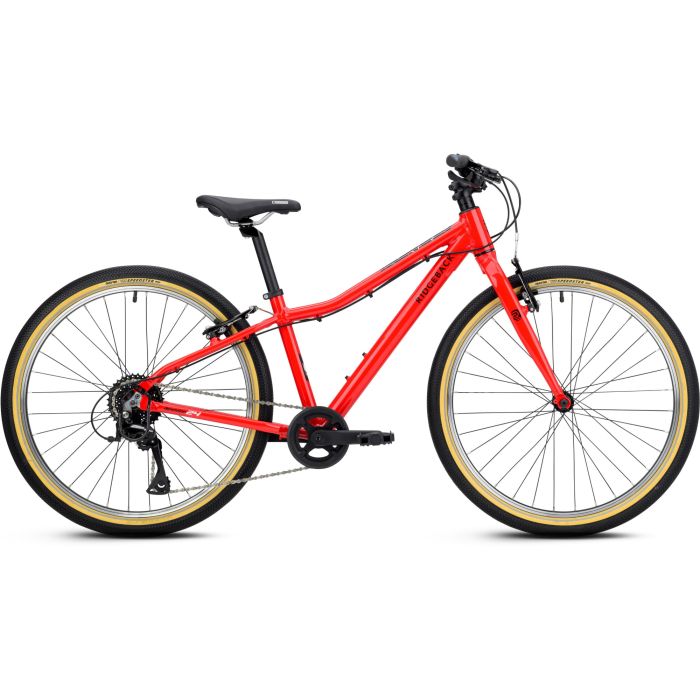 Tweeks Cycles "Ridgeback Dimension 24" Kids Bike - 2026" - Racer Red | Clearance section. 365 day returns, 0% finance & FREE delivery over £50